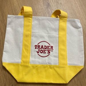 Trader Joe’s mini tote bag- YELLOW